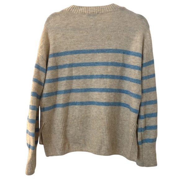 CeCe Striped Crew Neck Sweater - Picture 4 of 5